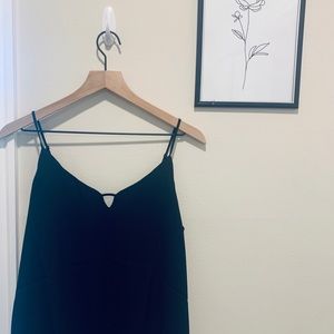 Women’s Keyhole Black Tank Top | Multiple sizes